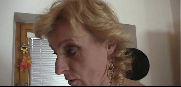  Small tits blonde mother-in-law